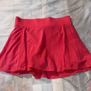 Lululemon Athletica Vibrant Red Skater Skirt
